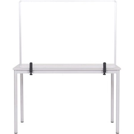 Bi-Silque BVC 36 x 24 in. Framed Glass Desktop Barrier GL07019101
